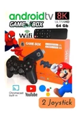 Smart TV Game Box 8k Ultra HD 64 Gb +10000 Nostalji Retro Oyun Game Stick - 1