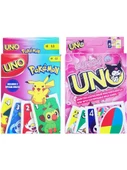 Uno Pokemon ve Kuromi Resimli Oyun Kartı Seti - 1