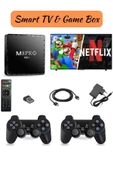 Smart TV Game Stick 4k HD +10000 Nostalji Retro Oyun Sup - 1