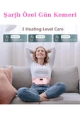 Premium Özel Gün Masaj Kemeri Regl Ağrıları Titreşimli 3 Mod 40-50 Derece Isı Veren Kemer - 1
