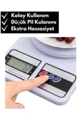 Dijital Mutfak Tartısı Sporcu Makro Kalori Hesaplama Özel Hassasiyetli Dijital Terazi - 3