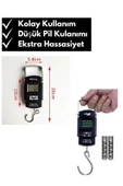 Premium Taşınabilir Ekstra Hassasiyet 50kg Dijital Renkli LCD Ekran El Tartısı - 3