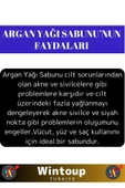 Özel Üretim %100 Doğal Bitkisel Cilt Dostu El Yüz Vücut Cilt Saç Kullanım Argan Yağı Sabunu 2 Adet thumbnail 3