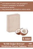 Özel Üretim %100 Organik Bitkisel Güzel Kokulu El Yüz Cilt Vücut Hindistan Cevizi Sabunu 1 Adet thumbnail 1