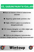 Özel Üretim %100 Doğal Nemlendirici Cilt Sorunları İçin Yüz Cilt Saç Vücut Bitkisel Kil Sabunu 5 Adt - 2
