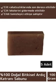 Özel Üretim %100 Doğal Onarıcı Cilt Yüz Saç Vücut Bitkisel Ardıç Katranı Sabunu 5 Adet thumbnail 1