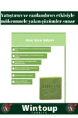 Özel Üretim %100 Doğal Tüm Vücut Kullanım Bitkisel Aloe Vera Sabunu 5 Adet - 2