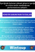 Doğal %100 Saf Özel Üretim Saç Cilt Vücut Kullanım Kırışıklık Karşıtı Kenevir Sabunu 1 Adet - 2