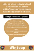 Doğal %100 Saf Özel Üretim Saç Cilt Vücut Kullanım Tonik Etkili Zerdeçal Sabunu 3 Adet - 3