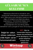 Özel Üretim %100 Organik Bitkisel Güzel Kokulu El Yüz Cilt Vücut Gül Sabunu 2 Adet - 4