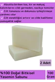 Özel Üretim %100 Doğal Güzel Kokulu Yüz Cilt Saç Vücut İçin Bitkisel Yasemin Sabunu 2 Adet thumbnail 1