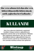Özel Üretim %100 Organik Tüm Vücut Kullanım Bitkisel Aloe Vera Sabunu 2'li - 3