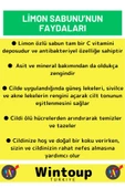 Bitkisel Güzel Kokulu Limon Sabunu Doğal Üretim Tüm Cilt Tipleri İçin Uygun 1 Adet - 2