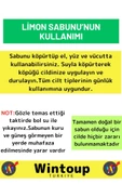Bitkisel Güzel Kokulu Limon Sabunu Doğal Üretim Tüm Cilt Tipleri İçin Uygun 1 Adet - 3