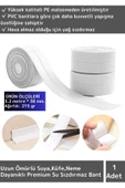 Premium Seri Ultra Güçlü Suya Küfe Dayanıklı Pencere Banyo Lavabo Kenar Süper Yalıtım Bantı 1 Adt - 1