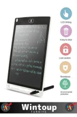 Özel Üretim Dijital Kalemli Çocuk Eğitim Tableti Grafik Ders Not Ödev Resim LCD Writing Tablet Beyaz - 3