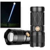 Powerbank Özellikli Zoomlu Led El Feneri Model 201 - 1