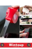 Premium Seri Ultra Güçlü Çok Amaçlı Tamir Cam Dış Mekan Montaj 1,5mt Çift Taraflı Şeffaf Bant 3 Adet thumbnail 5