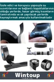 Premium Seri Yanmaz Su Geçirmez Ekstra Güçlü Yapışkanlı Kendinden Eriyen Kauçuk Yalıtım Bandı 3 Adet - 2