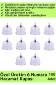 Özel Üretim Yüksek Kaliteli Selülit Çatlak Giderici Vakumlu 6 Numara Hacamat Kupası 100 Adet - 1