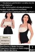 Özel Üretim Şekillendirici Toparlayıcı Sıkılaştırıcı 2 Beden İncelten Askılı Gögüs Altı Ağrafl Korse - 1