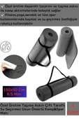 Özel Seri Çift Taraflı Su Geçirmez Taşıma Askılı Kamp Çadır Uyku Matı Minder Yoga Pilates 6,5 Mm - 1