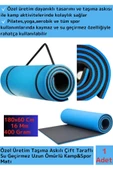 Özel Üretim Su Geçirmez Taşıma Askılı Çift Taraflı Kamp Yoga Pilates Fitness Uyku Matı 16Mm Kalın - 1