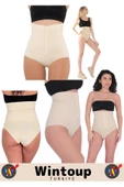Özel Tasarım Toparlayıcı Sıkılaştırıcı Vücut Şekillendirici Kaymaz Ağraflı Yüksek Bel Slip Korse thumbnail 2
