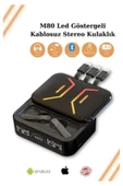 Redmi Note 11 PRO Uyumlu M80 Powerbank ve Anc özellikli bluetooth kulaklık - 1