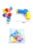 Özel Seri Peluş Top Atan İnteraktif Kedi Oyuncağı Stres Atma Tabancası Tabanca+30 Peluş Top - 4