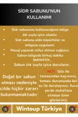 Özel %100 Doğal Bitkisel Güzel Kokulu El Yüz Saç Vücut Cilt Orijinal Sidr Sabunu 120 Gram 2 Adet - 3