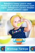 Premium Seri BPA Free Zararsız Pratik Kolay Temizlenir Eğlenceli Dökülmez Tasarım Bebek Mama Kasesi - 3