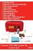 Premium Acil Müdahale Ev Iş Yeri Araç Oto Okul Deprem Doğal Afet Ecza Ilk Yardım Bez Çantalı Set - 1