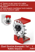 Özel Üretim Taşınabilir Cep Boy El Sıyırıcı Ayarlanabilir Hafif Kompakt Tel Kablo Soyucu - 1