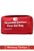 Premium Acil Müdahale Ev Iş Yeri Araç Oto Okul Deprem Doğal Afet Ecza Ilk Yardım Bez Çantalı Set - 3