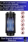 Premium Prizli Asmalı Az Yer Kaplayan Elektrikli Cihaz Cız Lamba Mor Işık Kara Sivri Sinek Öldürücü - 1