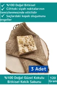 Özel %100 Doğal Bitkisel Güzel Kokulu El Yüz Saç Vücut Cilt Orijinal Kekik Sabunu 120 Gram 3 Adet thumbnail 1