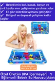 Özel Üretim BPA İçermeyen Bebek Aktivite Oyuncağı Emekleme Zamanı Yatak Minder Su Oyun Matı - 1