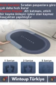 Premium Üretim Nano Teknoloji Kaymaz Kauçuk Süper Hızlı Emici Kuruma Nappa Deri Banyo Duş Paspası - 3