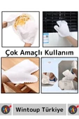 Premium Dayanıklı Yüksek Kaliteli Mikrofiber Pratik Çok Fonksiyonlu Temizlik Toz Alma Eldiveni 20'li - 3