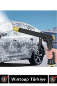 Özel Üretim Ayarlanabilir Başlıklı Güçlü Basınçlı Çok Fonksiyonlu Araba Bahçe Yıkama Tabancası - 3