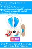 Premium Ergonomik Anatomik Boşluk Doldurucu Jel Düz Tabanlık Ark Destekli Silikon Ayak Tabanlığı 2li - 1