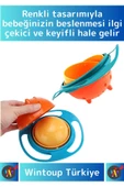 Premium Seri BPA Free Zararsız Pratik Kolay Temizlenir Eğlenceli Dökülmez Tasarım Bebek Mama Kasesi - 2