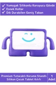 Premium Apple Samsung Uyumlu 11 Inch Silikon Yumuşak Tutacaklı Tam Koruma Kids Çocuk Tablet Kılıfı - 1