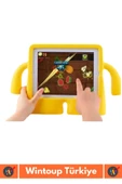 Premium Apple Samsung Uyumlu 8.7 Inch Silikon Yumuşak Tutacaklı Tam Koruma Çocuk Tablet Kılıfı - 3