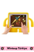 Premium Apple Ipad 7.8.9. Nesil 10.2 Inch Silikon Yumuşak Tutacaklı Tam Koruma Çocuk Tablet Kılıfı - 3