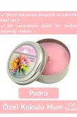 Premium Özel Metal Kutulu Arınma Huzur Meditasyon Yoga Esans Dekoratif Mum Oda Kokusu 120 Gram - 1