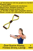 Premium Fitness Aerobik Pilates Jimnastik Egzersiz Spor Kas Açma-Germe Güçlenme Body Direnç Lastiği - 1