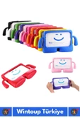 Premium Apple Samsung Uyumlu 11 Inch Silikon Yumuşak Tutacaklı Tam Koruma Kids Çocuk Tablet Kılıfı - 4
