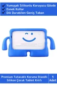 Premium Apple Samsung Uyumlu 11 Inch Silikon Yumuşak Tutacaklı Tam Koruma Kids Çocuk Tablet Kılıfı - 1